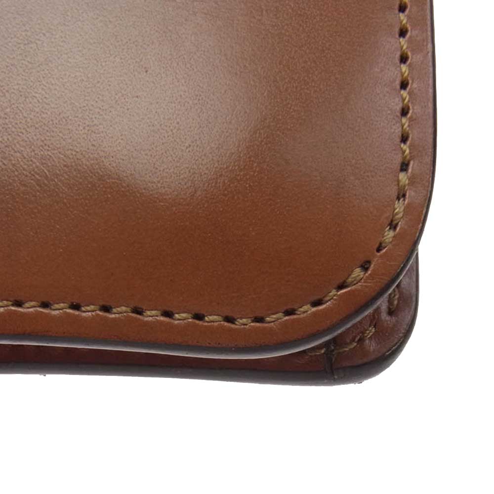 WILDSWANS ワイルドスワンズ PALM パーム コンパクト ウォレット 財布 ブラウン系【中古】