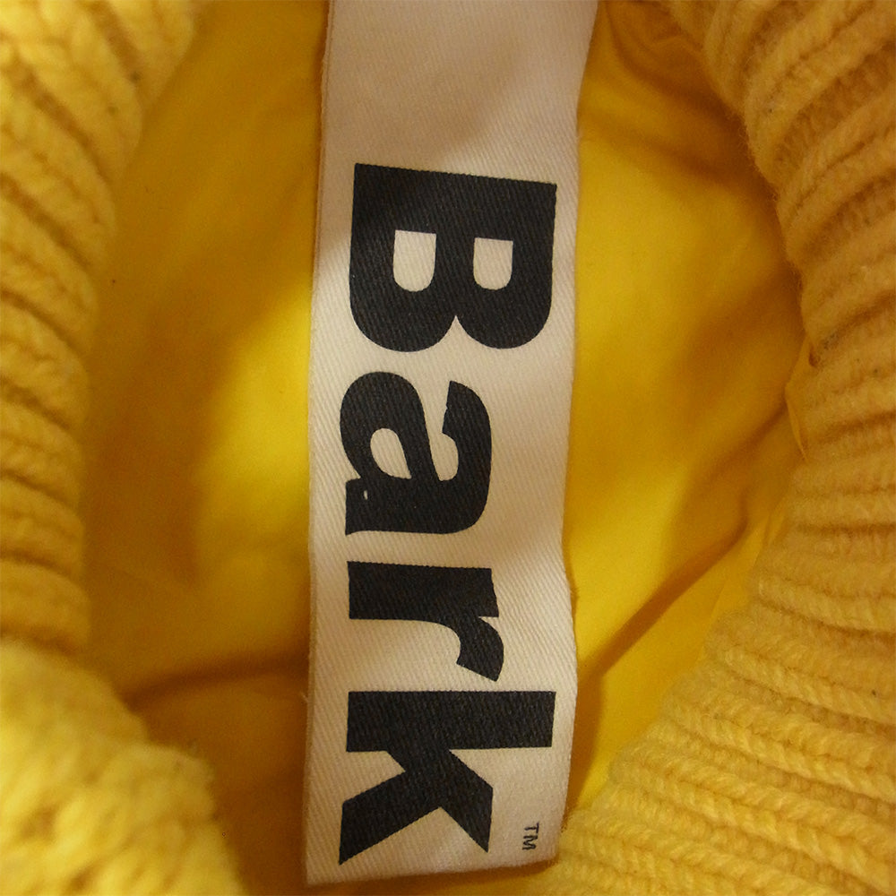 バーク 001316178-0006 ウール ワッフル ニット ダッフル コート イエロー系 S【中古】