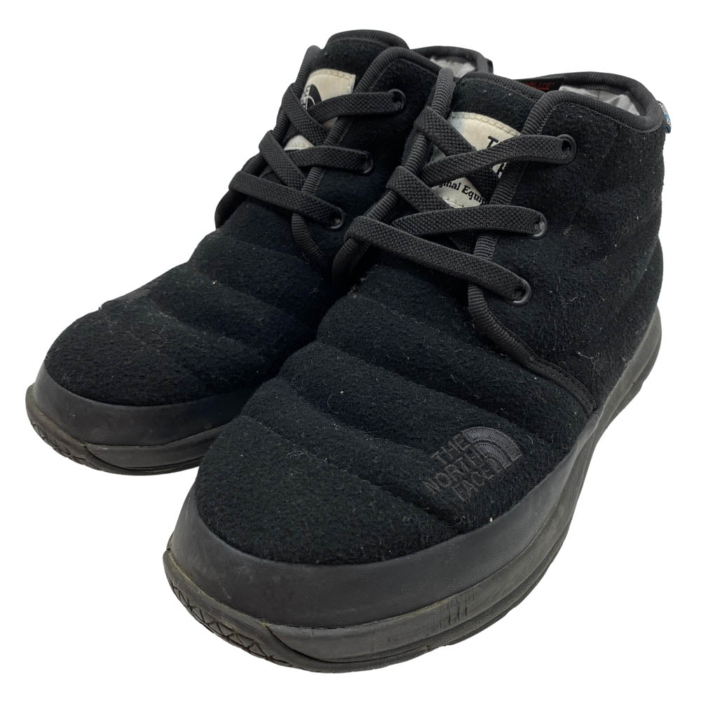 THE NORTH FACE ノースフェイス NF51986 NSE Traction Lite V WP Chukka ウォータープルーフ チャッカ ヌプシ トラクションライト ブース スニーカー ブラック系 25cm【中古】