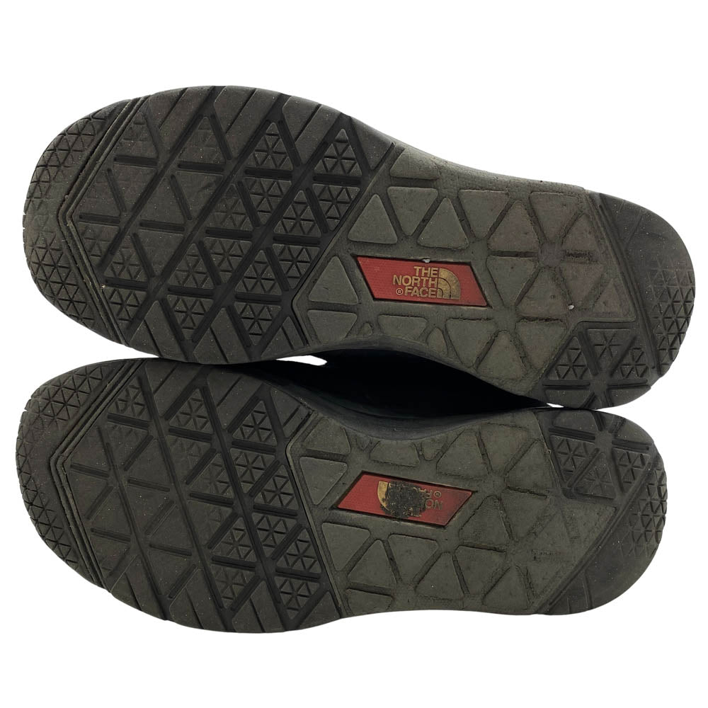 THE NORTH FACE ノースフェイス NF51986 NSE Traction Lite V WP Chukka ウォータープルーフ チャッカ ヌプシ トラクションライト ブース スニーカー ブラック系 25cm【中古】