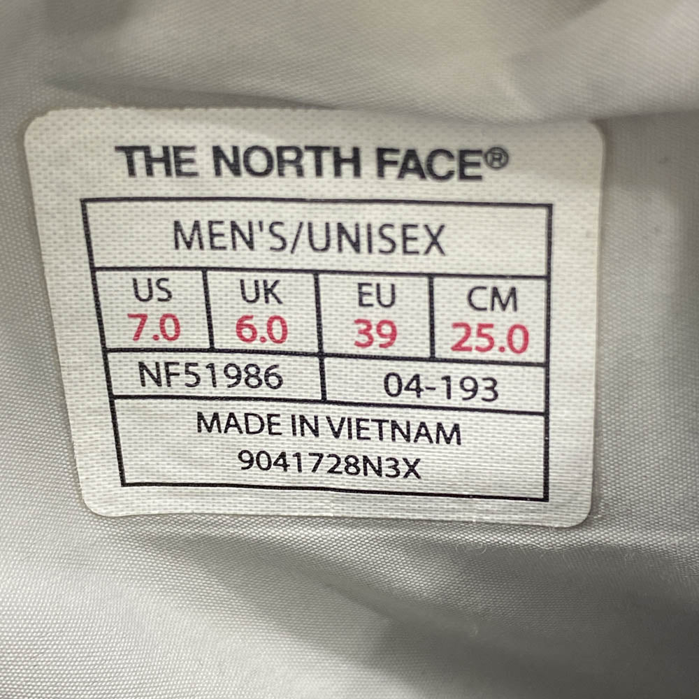 THE NORTH FACE ノースフェイス NF51986 NSE Traction Lite V WP Chukka ウォータープルーフ チャッカ ヌプシ トラクションライト ブース スニーカー ブラック系 25cm【中古】