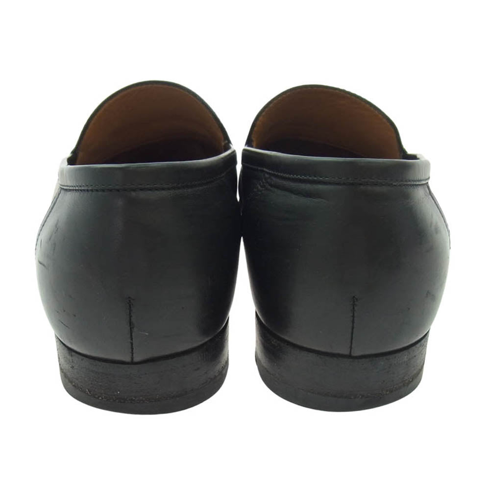 GUCCI グッチ 669816 ホースビット ローファー レザー シューズ ブラック系 5.5【中古】
