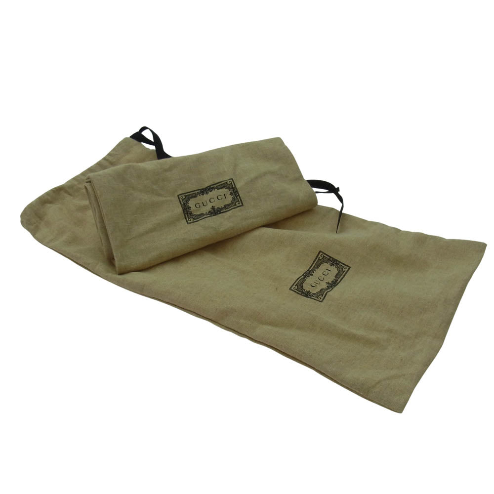 GUCCI グッチ 669816 ホースビット ローファー レザー シューズ ブラック系 5.5【中古】