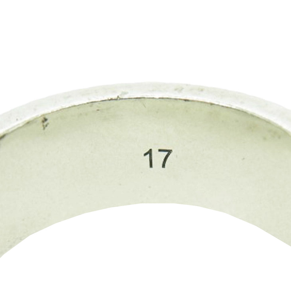 GUCCI グッチ 551899 J8400 ダブルG エングレービング シルバーリング 17号 シルバー系 16号【中古】