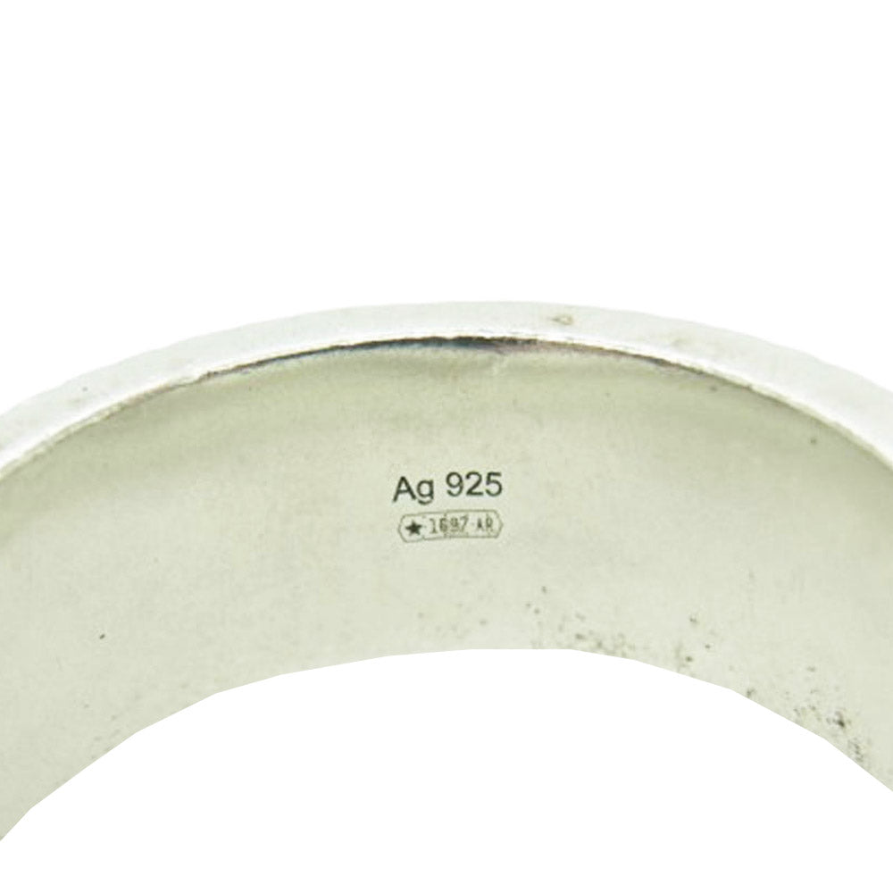 GUCCI グッチ 551899 J8400 ダブルG エングレービング シルバーリング 17号 シルバー系 16号【中古】