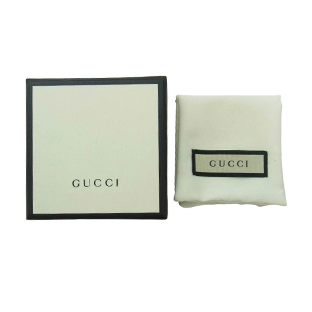 GUCCI グッチ 551899 J8400 ダブルG エングレービング シルバーリング 17号 シルバー系 16号【中古】