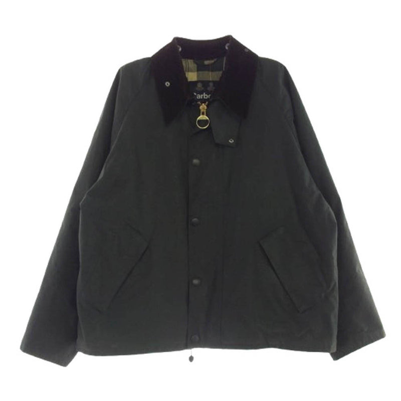Barbour バブアー 232MWX1678 TRANSPORT WAX 2ワラント トランスポート ワックス オイルドジャケット カーキ系 ダークブラウン系 36【中古】