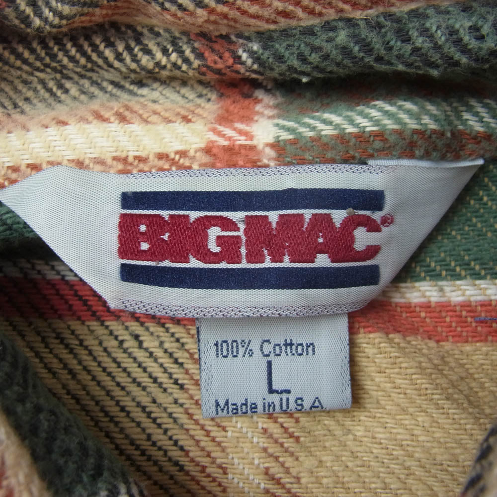 BIG MAC ビッグマック vintage ヴィンテージ 80s ネルシャツ 長袖