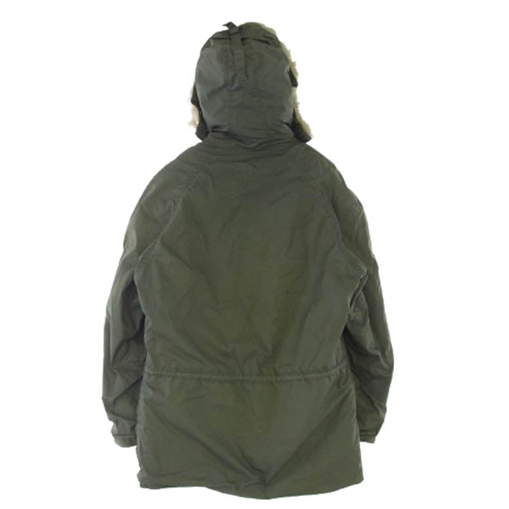 ユーエスエアフォース DSA100-77-C1136 vintage Flight jacket 米軍 ヴィンテージ 70S N-3B フライトジャケット カーキ系 M【中古】