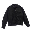 schott ショット SINGLE RIDERS LEATHER 641 スタンドカラー シングル ライダース ジャケット ブラック系 44【中古】