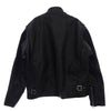schott ショット SINGLE RIDERS LEATHER 641 スタンドカラー シングル ライダース ジャケット ブラック系 44【中古】