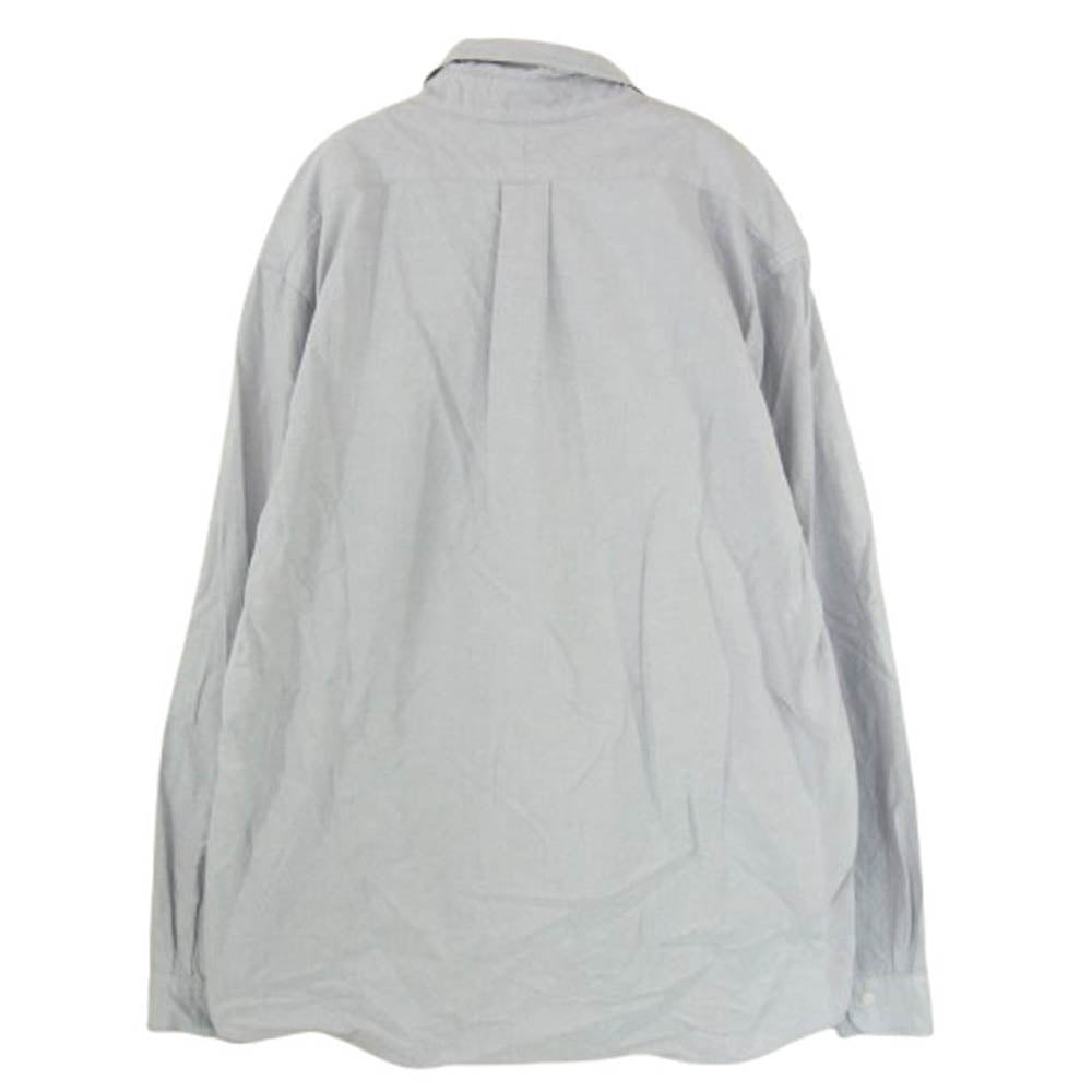 HUMAN MADE ヒューマンメイド HM28SH006 Oxford BD Shirt オックスフォード ボタンダウン シャツ ライトブルー系 XL【中古】