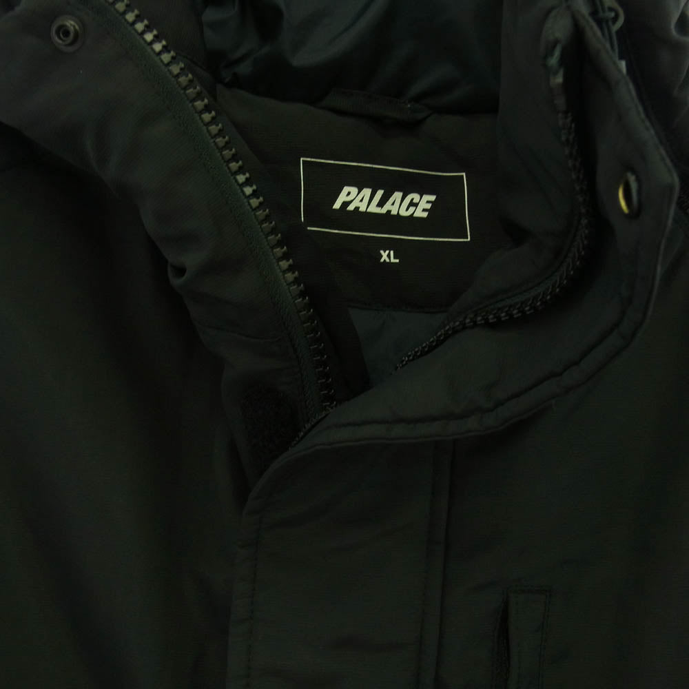 PALACE パレス M-TECH HOODED JACKET 中綿 ジャケット ブラック系 XL【中古】
