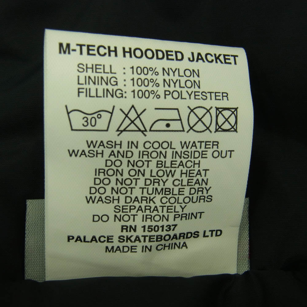 PALACE パレス M-TECH HOODED JACKET 中綿 ジャケット ブラック系 XL【中古】