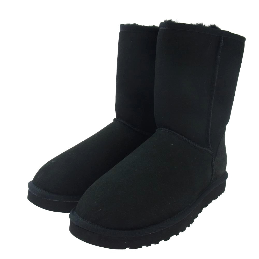 UGG アグ メンズ ムートンブーツ ブラック系 28.5cm【中古】