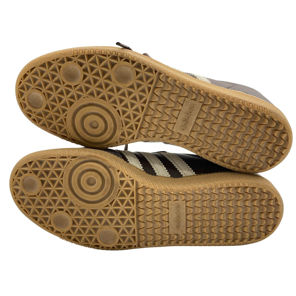 adidas アディダス ID1481 SAMBA OG BROWN PUTTY GREY GOLD METALLIC サンバ ローカット スニーカー ブラウン系 24cm【中古】