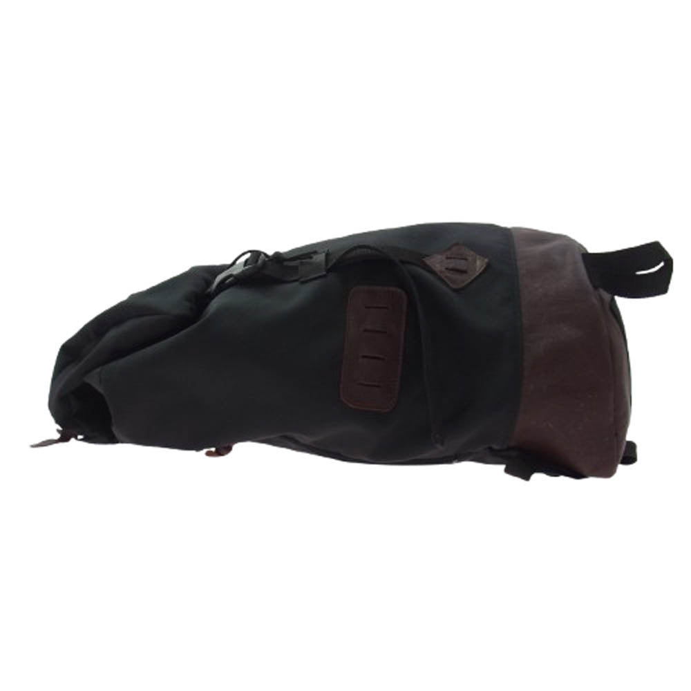 バトラーバーナーセイルズ レザー切替 バックパック リュックサック ブラック系【中古】