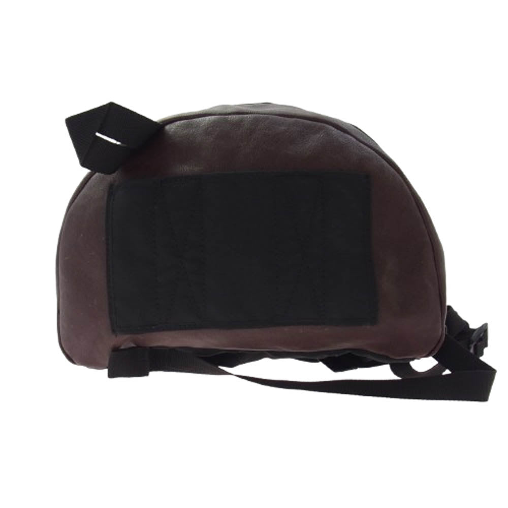 バトラーバーナーセイルズ レザー切替 バックパック リュックサック ブラック系【中古】