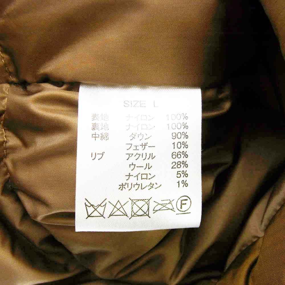 NANGA ナンガ × glamb グラム セルシウス ダウンジャケット ブラウン系 L【中古】