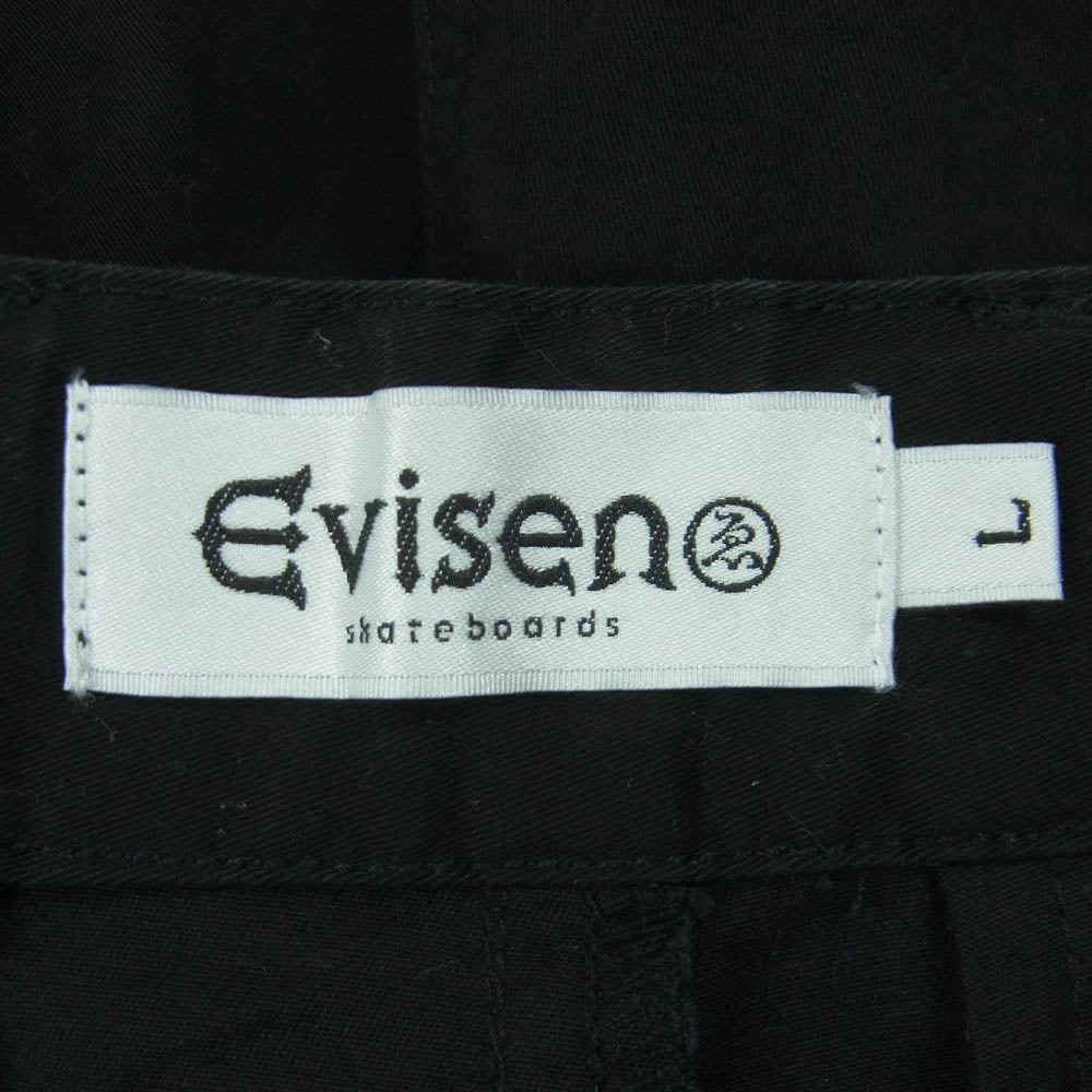エビセン 24SS-B06 TWILL BOHEMIAN PANTS ツイル ボヘミアン パンツ 中国製 ブラック系 L【中古】