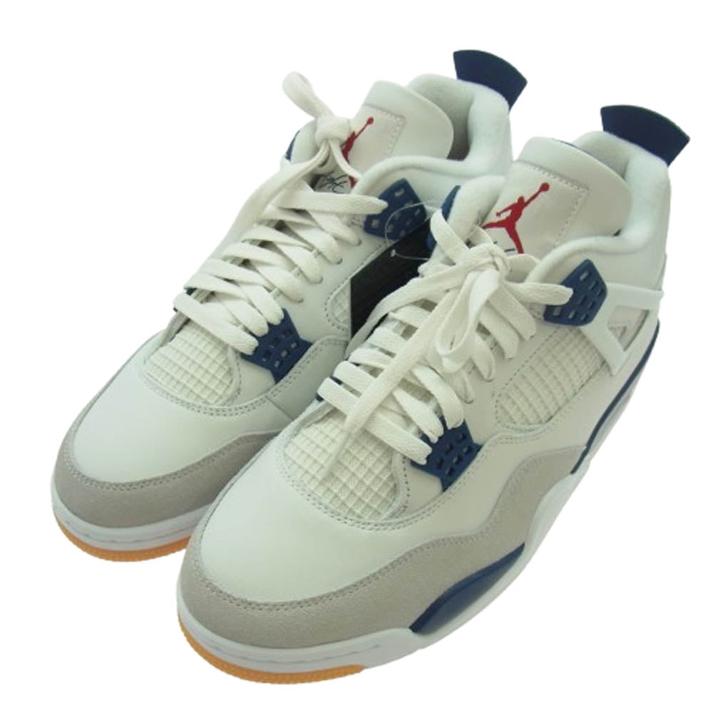 NIKE ナイキ DR5415-100 SB Air Jordan 4 AJ4 Retro SP Summit White Navy エアジョーダン4 レトロ SP スニーカー ホワイト系 28.5cm【極上美品】【中古】