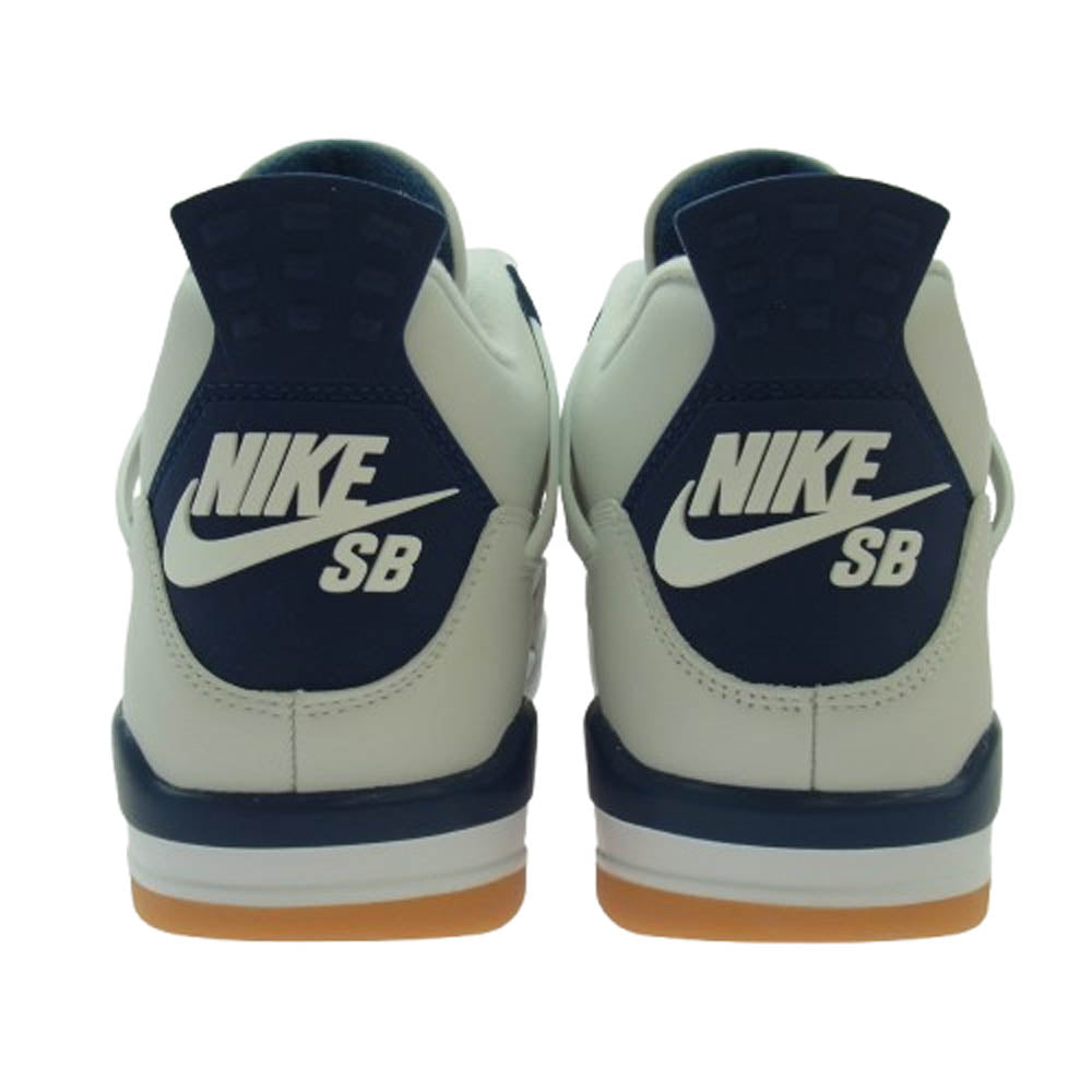 NIKE ナイキ DR5415-100 SB Air Jordan 4 AJ4 Retro SP Summit White Navy エアジョーダン4 レトロ SP スニーカー ホワイト系 28.5cm【極上美品】【中古】