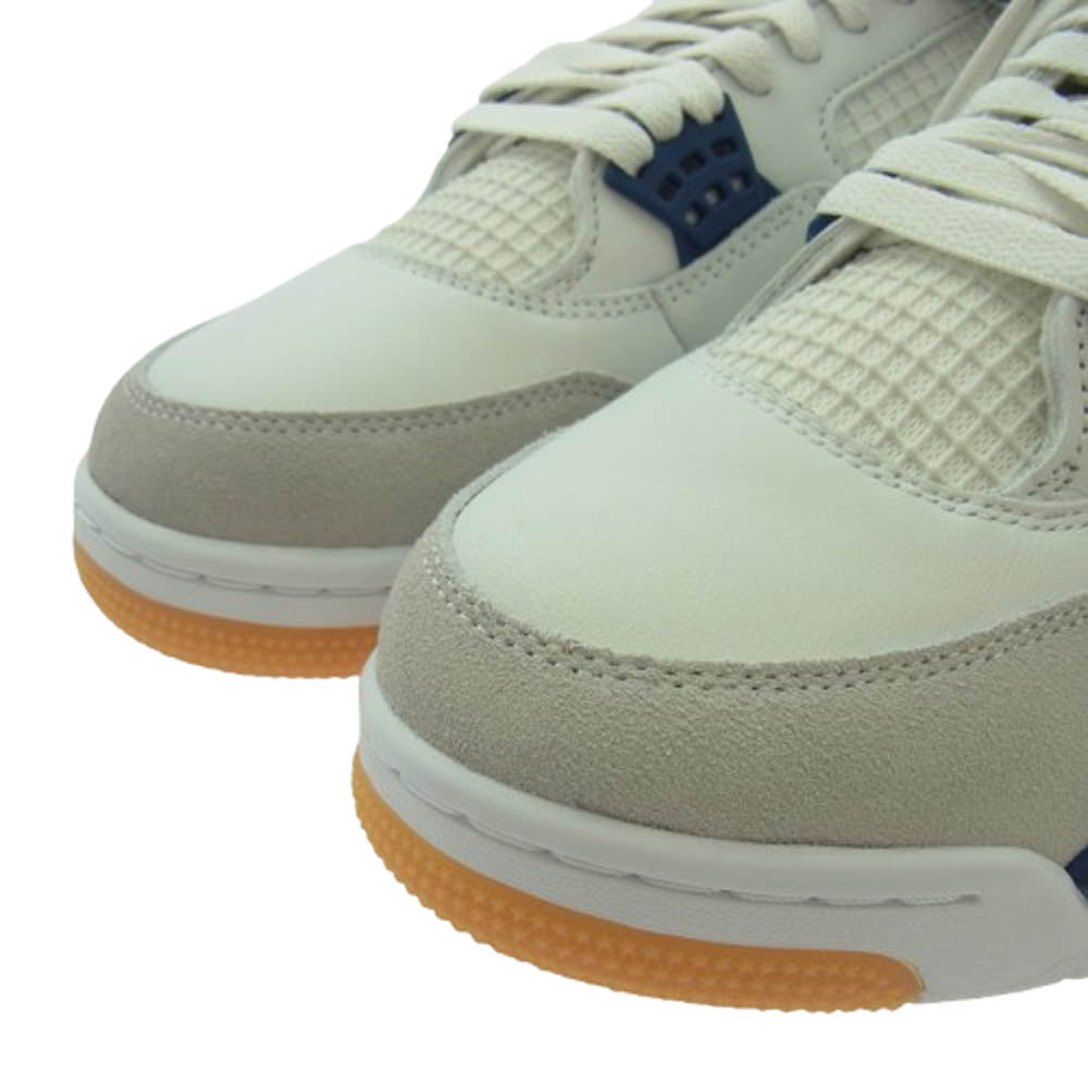 NIKE ナイキ DR5415-100 SB Air Jordan 4 AJ4 Retro SP Summit White Navy エアジョーダン4 レトロ SP スニーカー ホワイト系 28.5cm【極上美品】【中古】