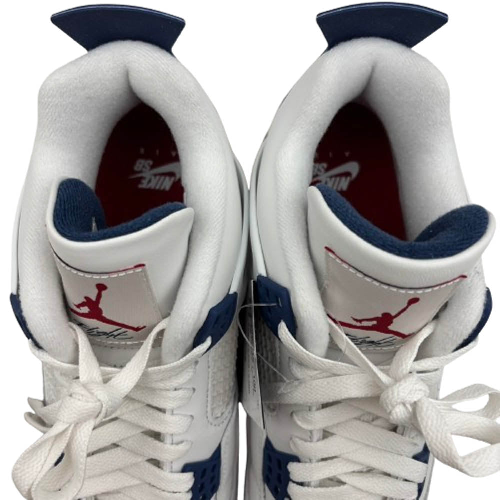 NIKE ナイキ DR5415-100 SB Air Jordan 4 AJ4 Retro SP Summit White Navy エアジョーダン4 レトロ SP スニーカー ホワイト系 28.5cm【極上美品】【中古】