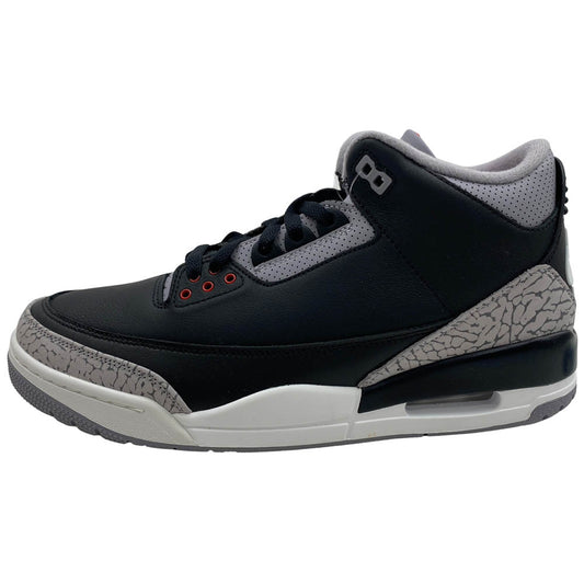 NIKE ナイキ DN3707-010 AIR JORDAN 3 BLACK CEMENT AJ3 エアジョーダン3 セメント スニーカー ブラック系 28.5cm【極上美品】【中古】