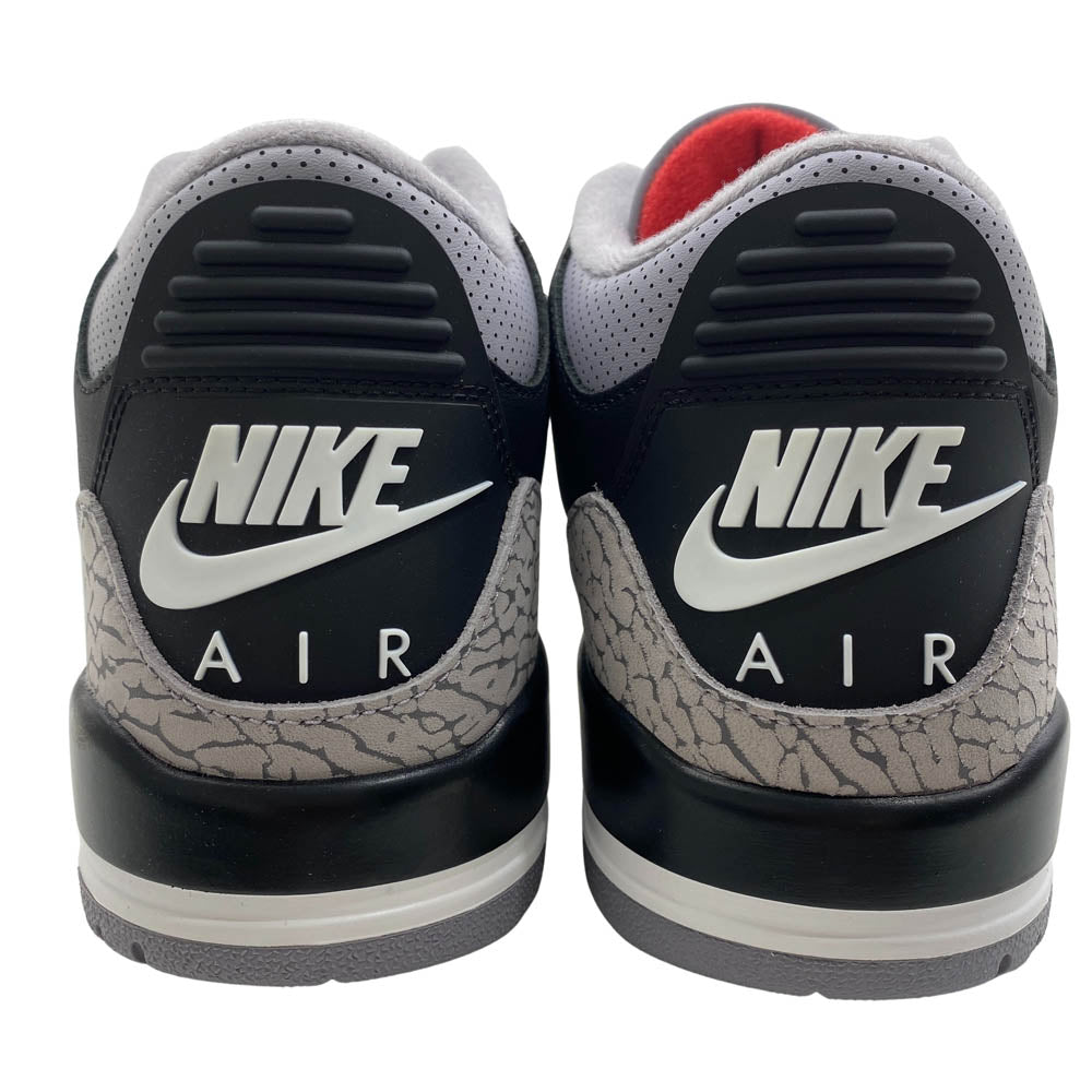 NIKE ナイキ DN3707-010 AIR JORDAN 3 BLACK CEMENT AJ3 エアジョーダン3 セメント スニーカー ブラック系 28.5cm【極上美品】【中古】