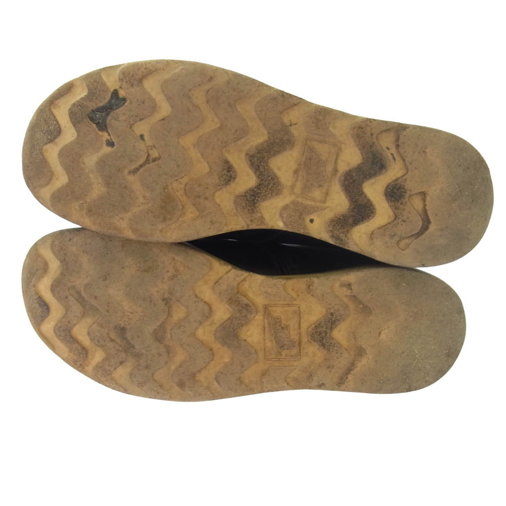 RED WING レッドウィング 8165 刺繍羽タグ プレーントゥ ブーツ ブラック系 US7.5D【中古】