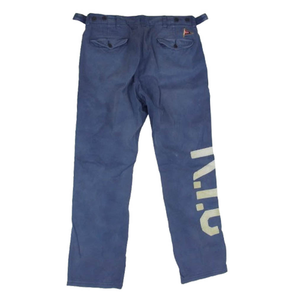 RALPH LAUREN ラルフローレン ヴィンテージ加工 チノ パンツ ブルー系 表記無し【中古】