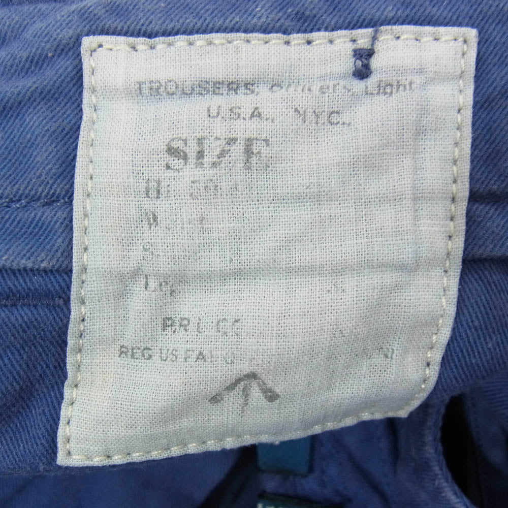 RALPH LAUREN ラルフローレン ヴィンテージ加工 チノ パンツ ブルー系 表記無し【中古】