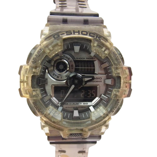 CASIO G-SHOCK カシオ ジーショック GA-700SK-1AER クリアスケルトン アナデジ 腕時計 ウォッチ クリア系【中古】
