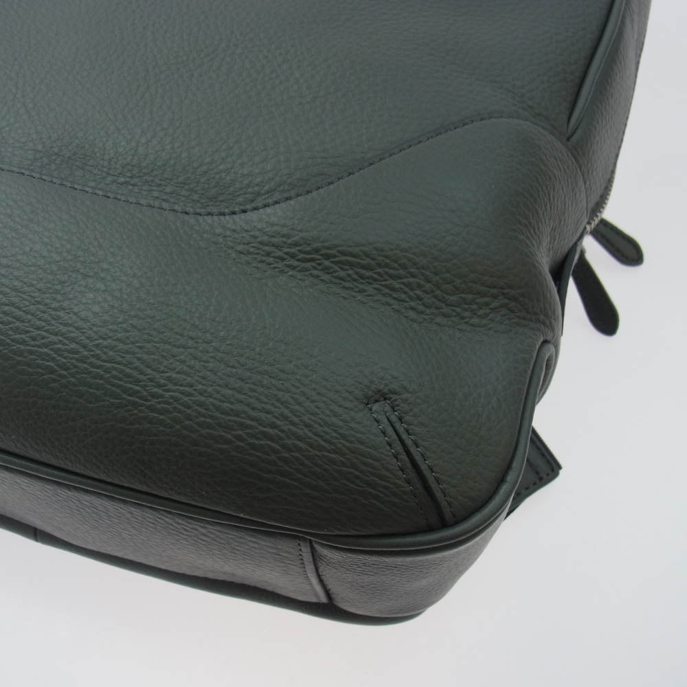 PELLE MORBIDA ペッレモルビダ PMO-MB065 シュリンクレザー ビジネスバッグ リュック バックパック グレー系【美品】【中古】
