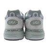 NEW BALANCE ニューバランス MR993GL USA製 993 V3 GRAY グレイ スエード ローカット スニーカー グレー系 D 26.5cm【新古品】【未使用】【中古】