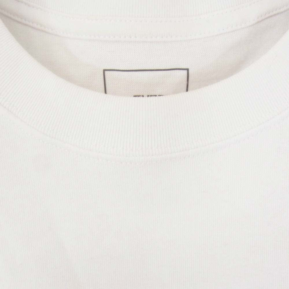 THE NORTH FACE ノースフェイス NT82202Z スクエアロゴ ロングスリーブ カットソー 長袖 Tシャツ ホワイト系 L【中古】
