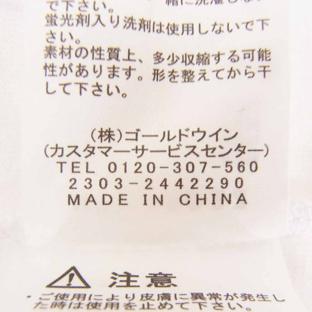 THE NORTH FACE ノースフェイス NT82202Z スクエアロゴ ロングスリーブ カットソー 長袖 Tシャツ ホワイト系 L【中古】