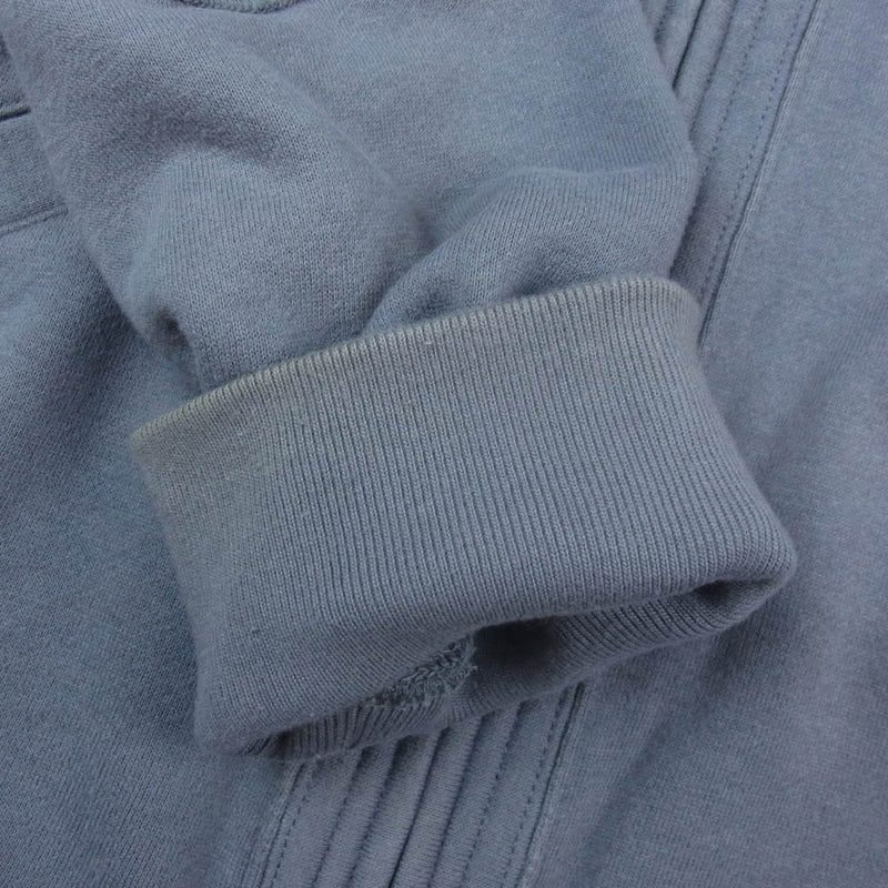 LOOPWHEELER ループウィラー エルボーパッチ付 ジップアップ