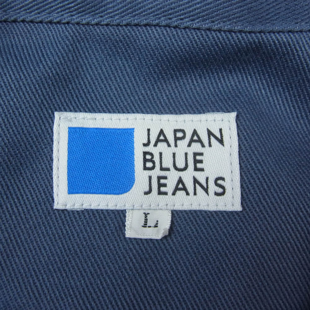 JAPAN BLUE JEANS ジャパンブルージーンズ T/C WORK Jacket スイングトップ ワーク ジャケット ネイビー系 L【中古】