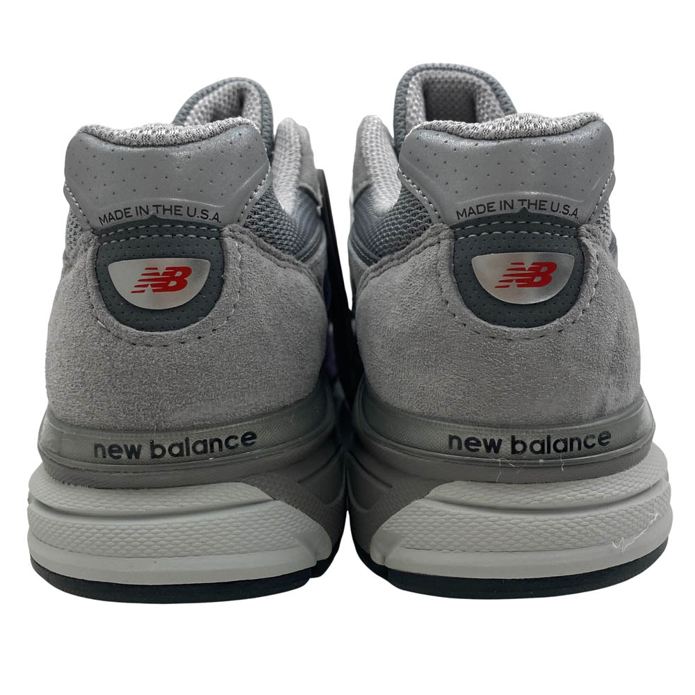 NEW BALANCE ニューバランス U990GR4 USA製 990 V4 Grey Silver グレイ シルバー ローカット スニーカー グレー系 26.5cm【新古品】【未使用】【中古】