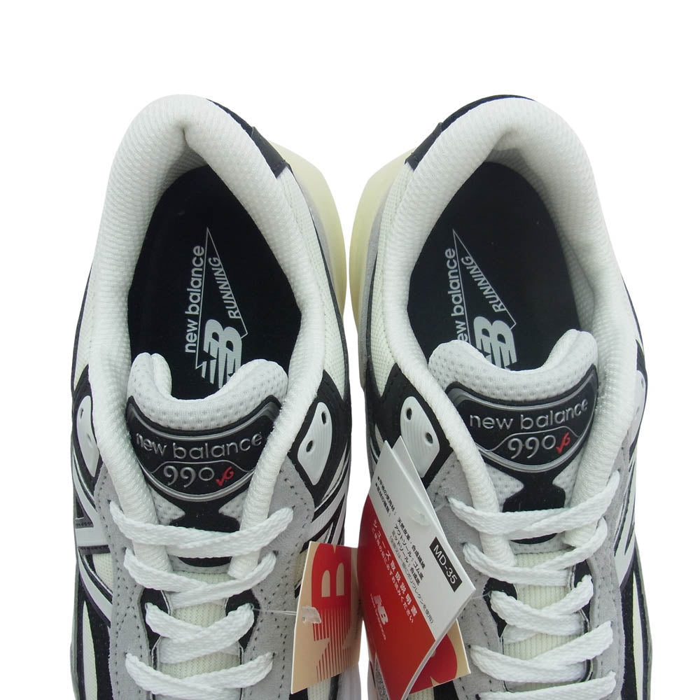 NEW BALANCE ニューバランス 24AW U990TG6 USA製 990 V6 Grey Black グレー ブラック ローカット スニーカー グレー系 26.5cm【新古品】【未使用】【中古】