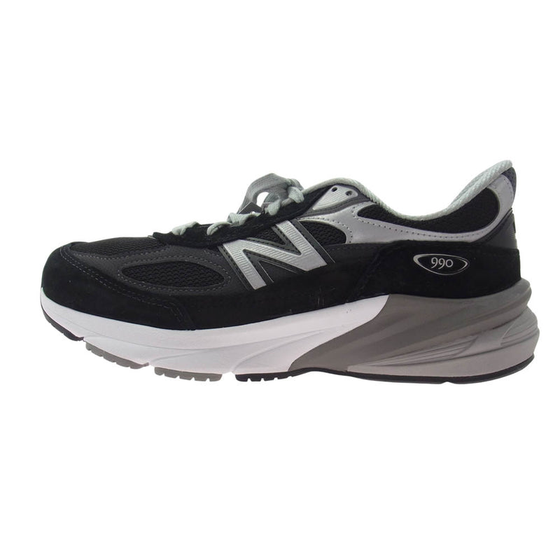 NEW BALANCE ニューバランス M990BK6 USA製 990 V6 Black ブラック ローカット スニーカー ブラック系 D 26.5cm【新古品】【未使用】【中古】