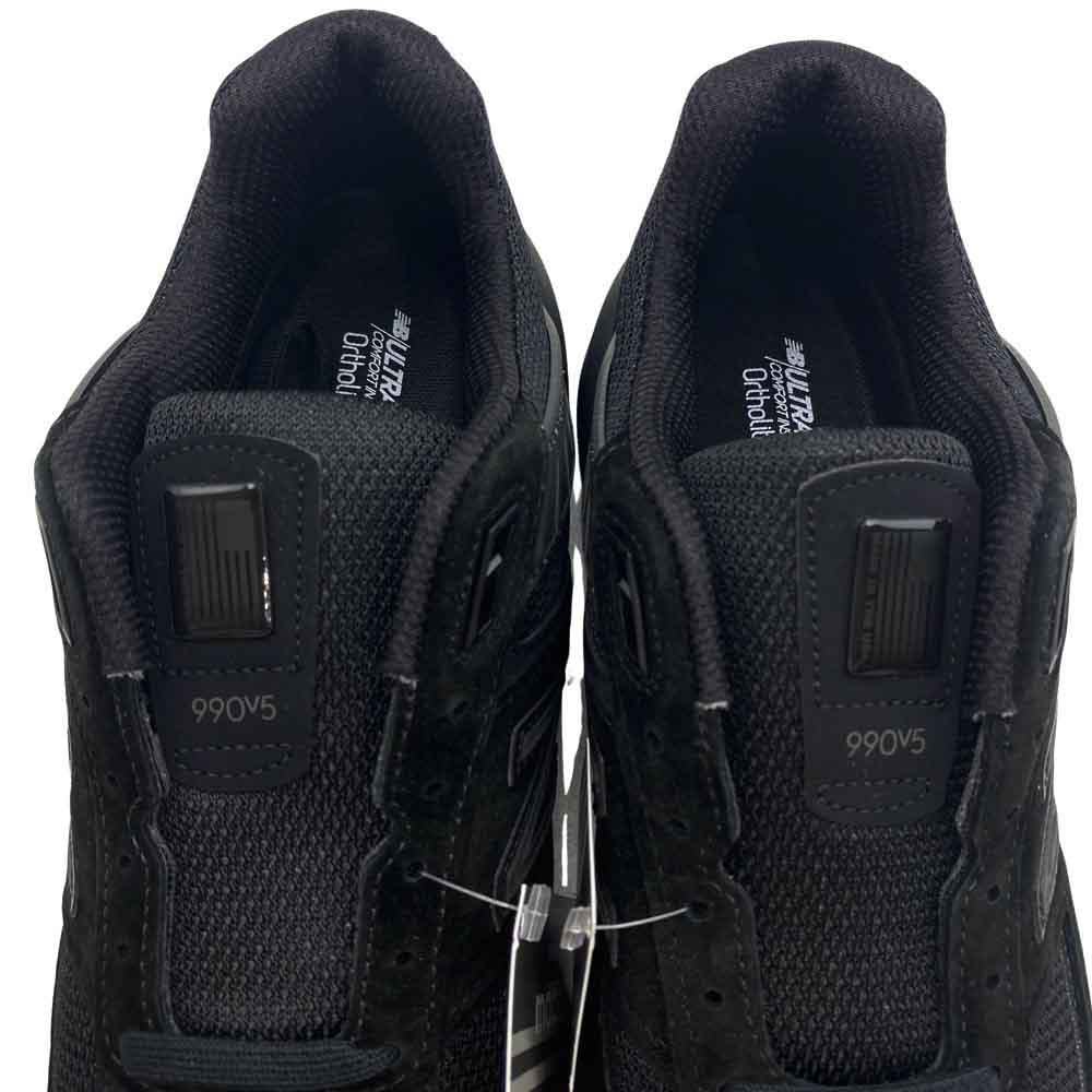 NEW BALANCE ニューバランス M990BB5 USA製 990V5 トリプル ブラック ローカット スニーカー ブラック系 D 26.5cm【新古品】【未使用】【中古】