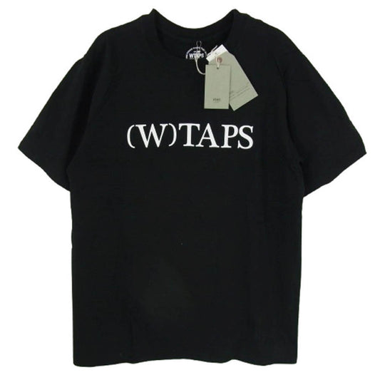 WTAPS ダブルタップス 16SS 162PCDT-ST04S BRACKET S/S T-SHIRT ロゴプリント 半袖 Tシャツ ブラック系 2【極上美品】【中古】