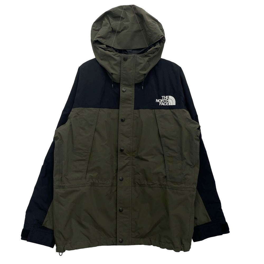THE NORTH FACE ノースフェイス NP62236 MOUNTAIN LIGHT JACKET マウンテン ライト ジャケット マウンテン パーカー ナイロン ジャケット カーキ系 M【中古】