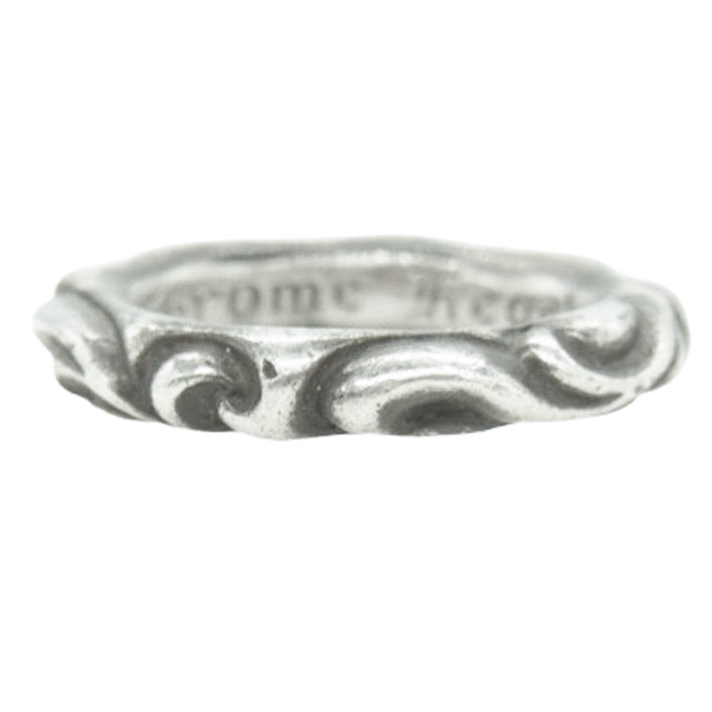 CHROME HEARTS クロムハーツ（原本無） SCRL BAND スクロールバンド リング シルバー系 13号【中古】
