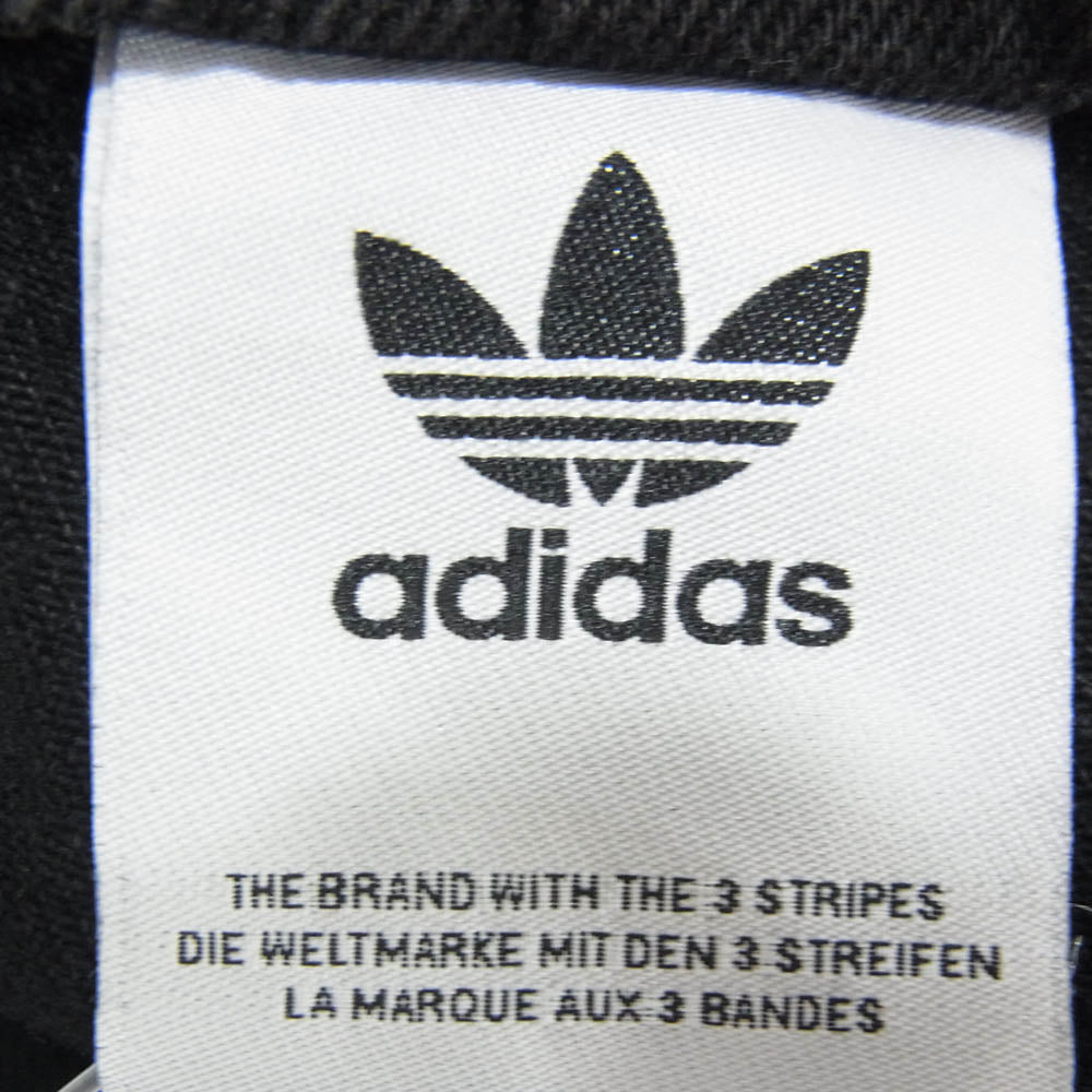 adidas アディダス IT7483 プレミアムデニム ファイヤーバード トラックパンツ ブラック系 2XL【中古】