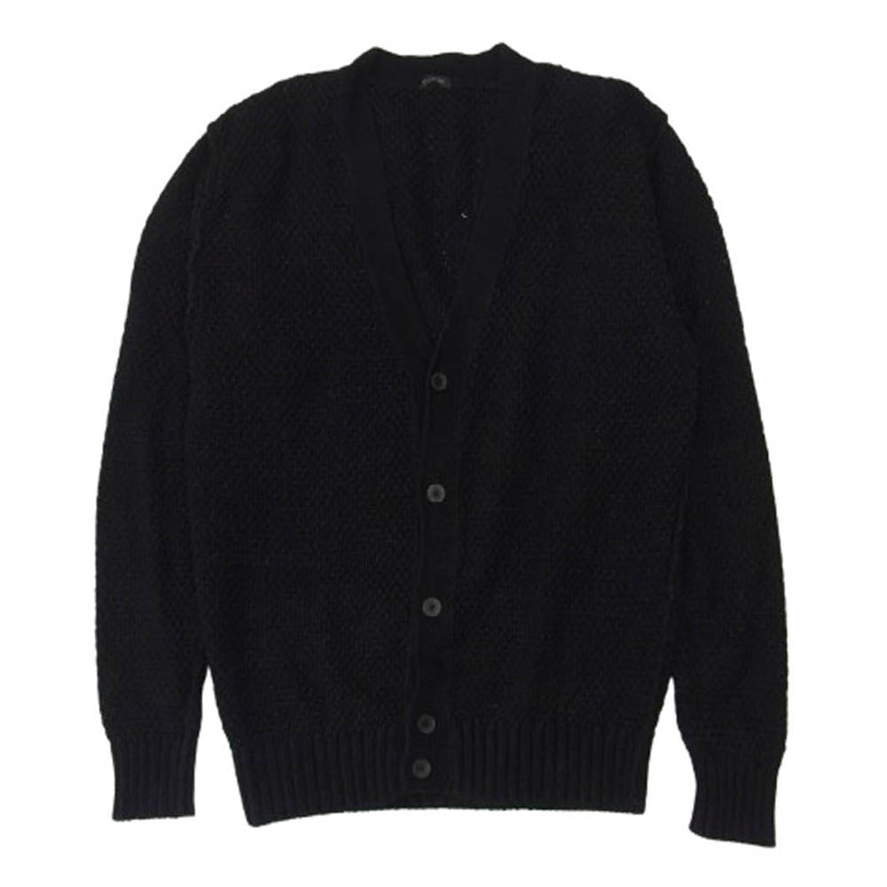 COMOLI コモリ 25SS B01-06009 5Gニットカーディガン ブラック系 1【中古】