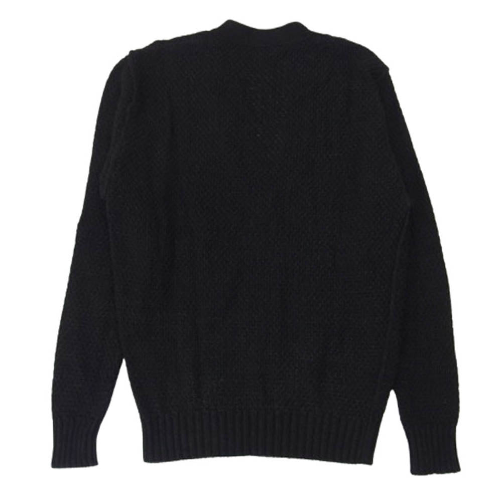 COMOLI コモリ 25SS B01-06009 5Gニットカーディガン ブラック系 1【中古】